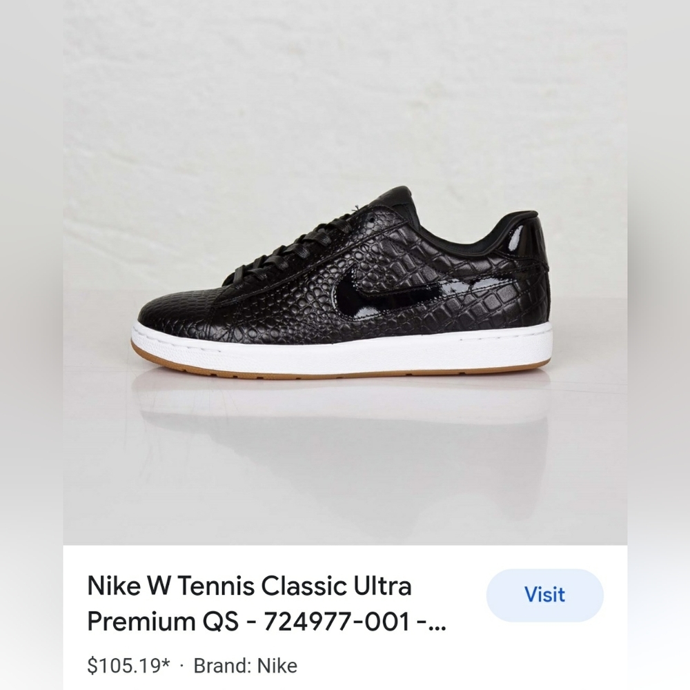 ***SOLD!!*** NIKE Croc-skin Classic Ultra Sneakers (EUC!)